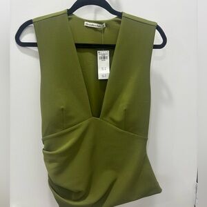 Abercrombie & Fitch Olive Green Blouse